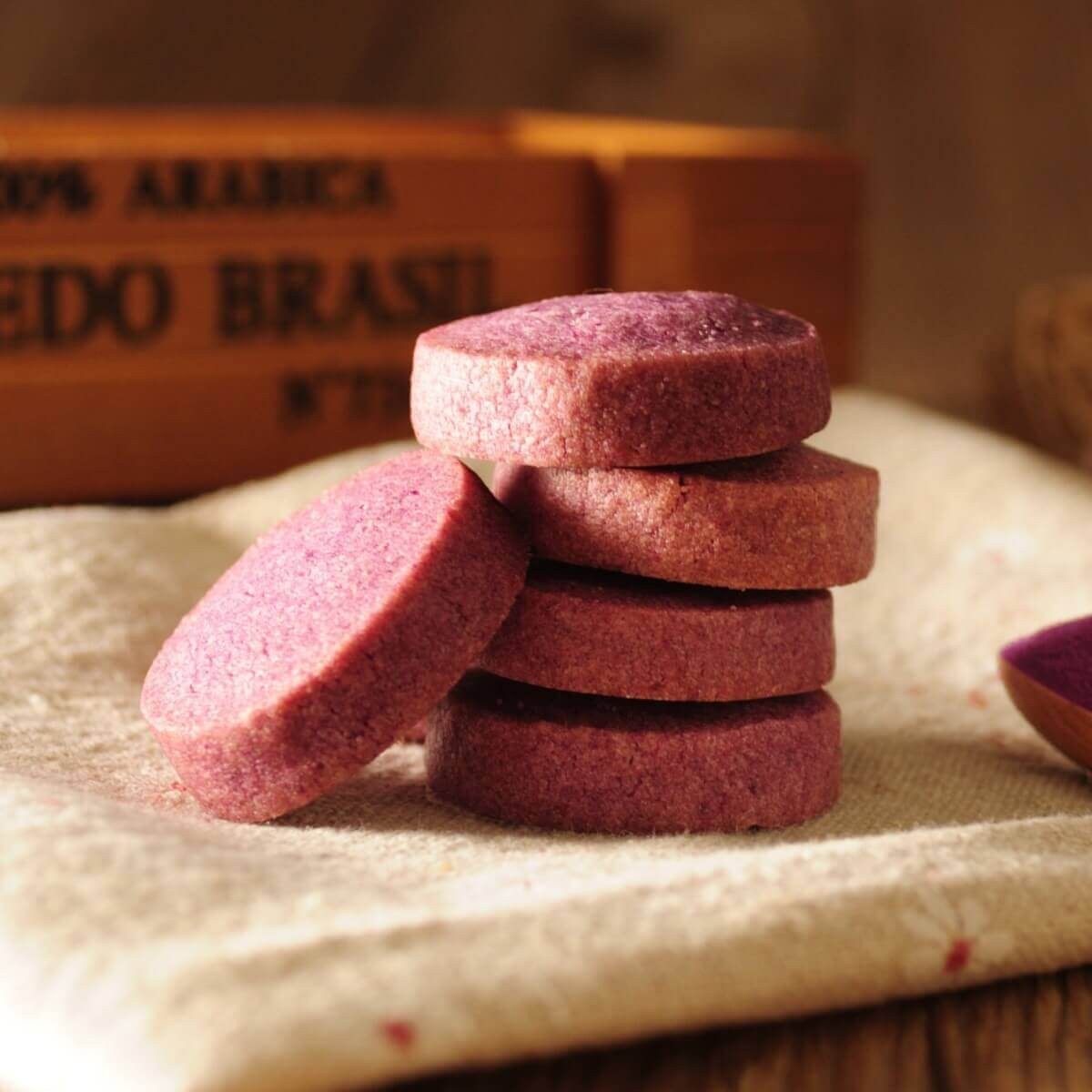 紫心地瓜小圓餅